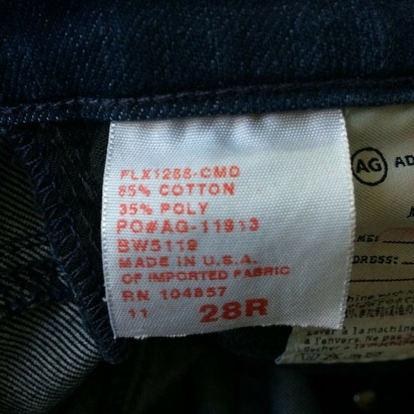 AG Adriano Goldschmeid Women's Jeans Size 28 The Legging Super Skinny Dark Denim - Picture 9 of 11